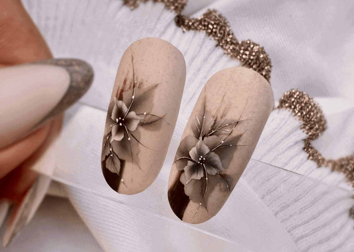 Lágy színátmenetek, kifinomult ecsetkezelés, lenyűgöző pasztell virágok One Move technikával