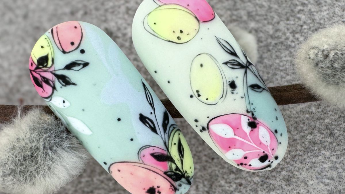 Rajzolt színes húsvéti tojások - 3