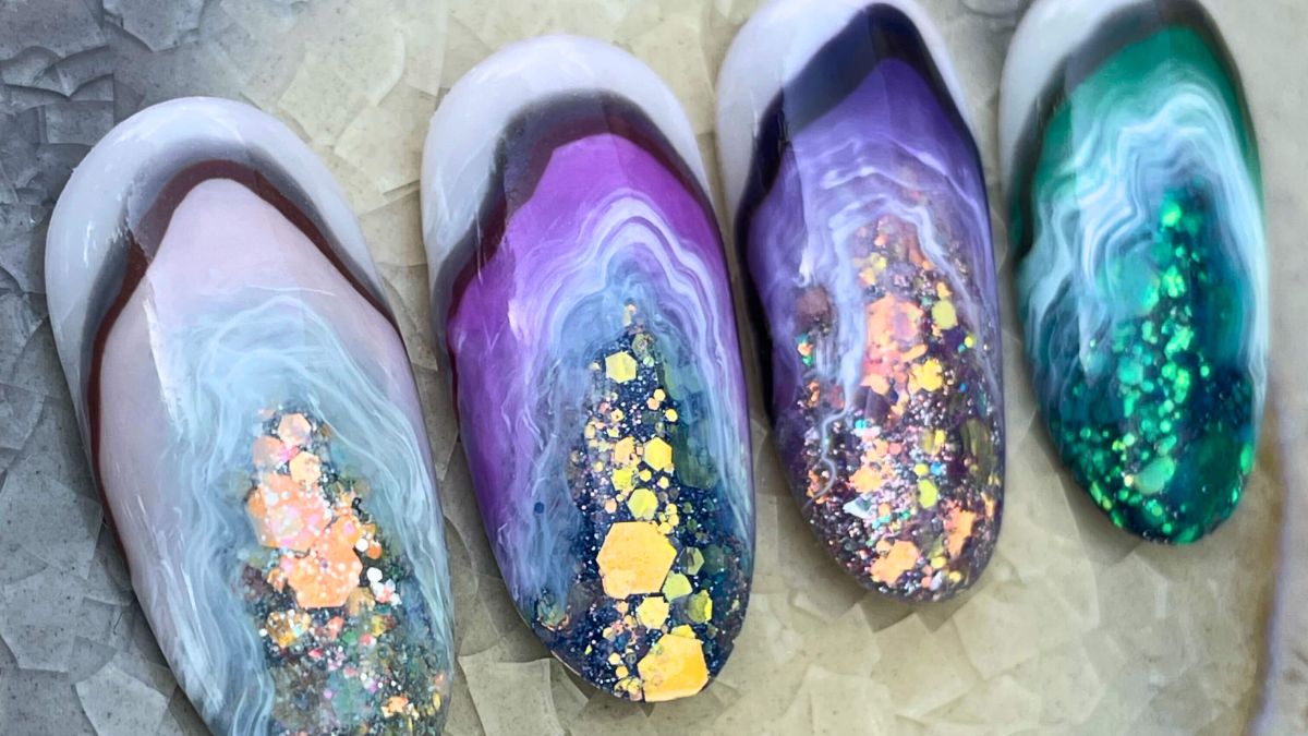 kristálykő effekt ametiszt árnyalatban