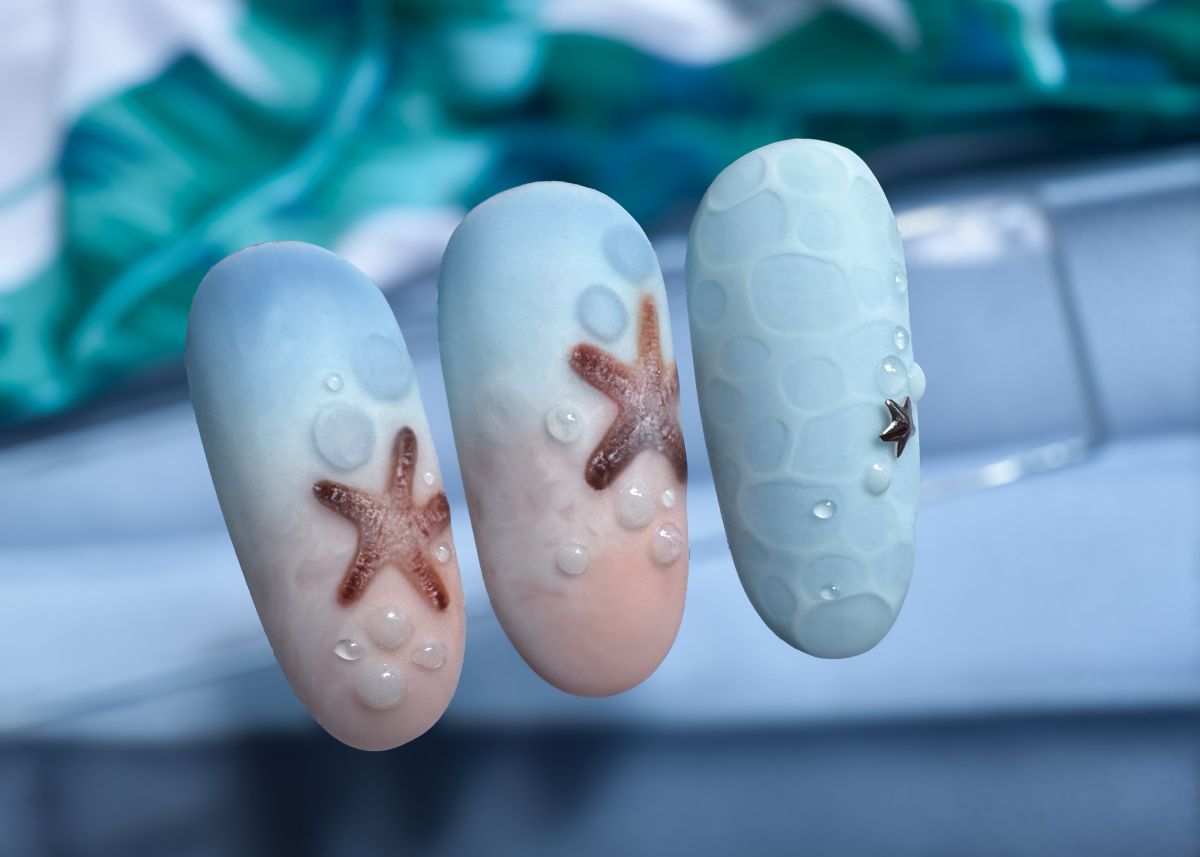 Tengericsillag és tengeri buborék a nyári körömtrendekhez