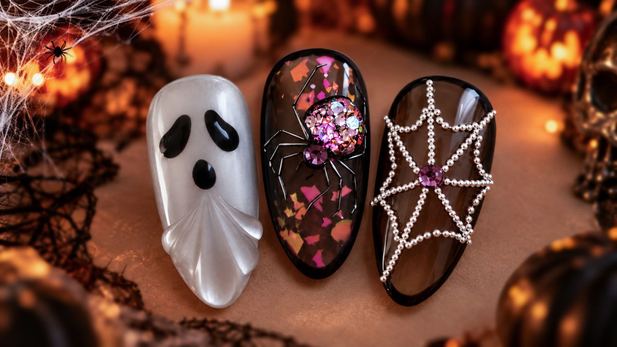 halloweeni pókminta festés zselével - 1
