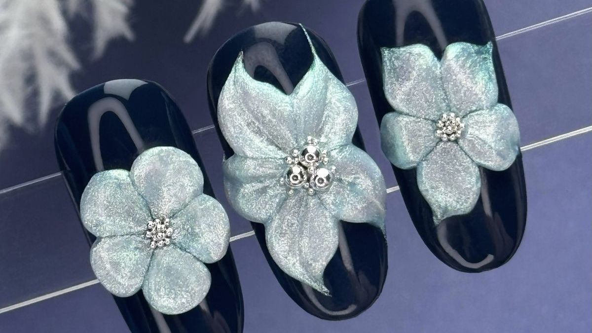 Krómfényű 3D virágdíszítés kurzus 3