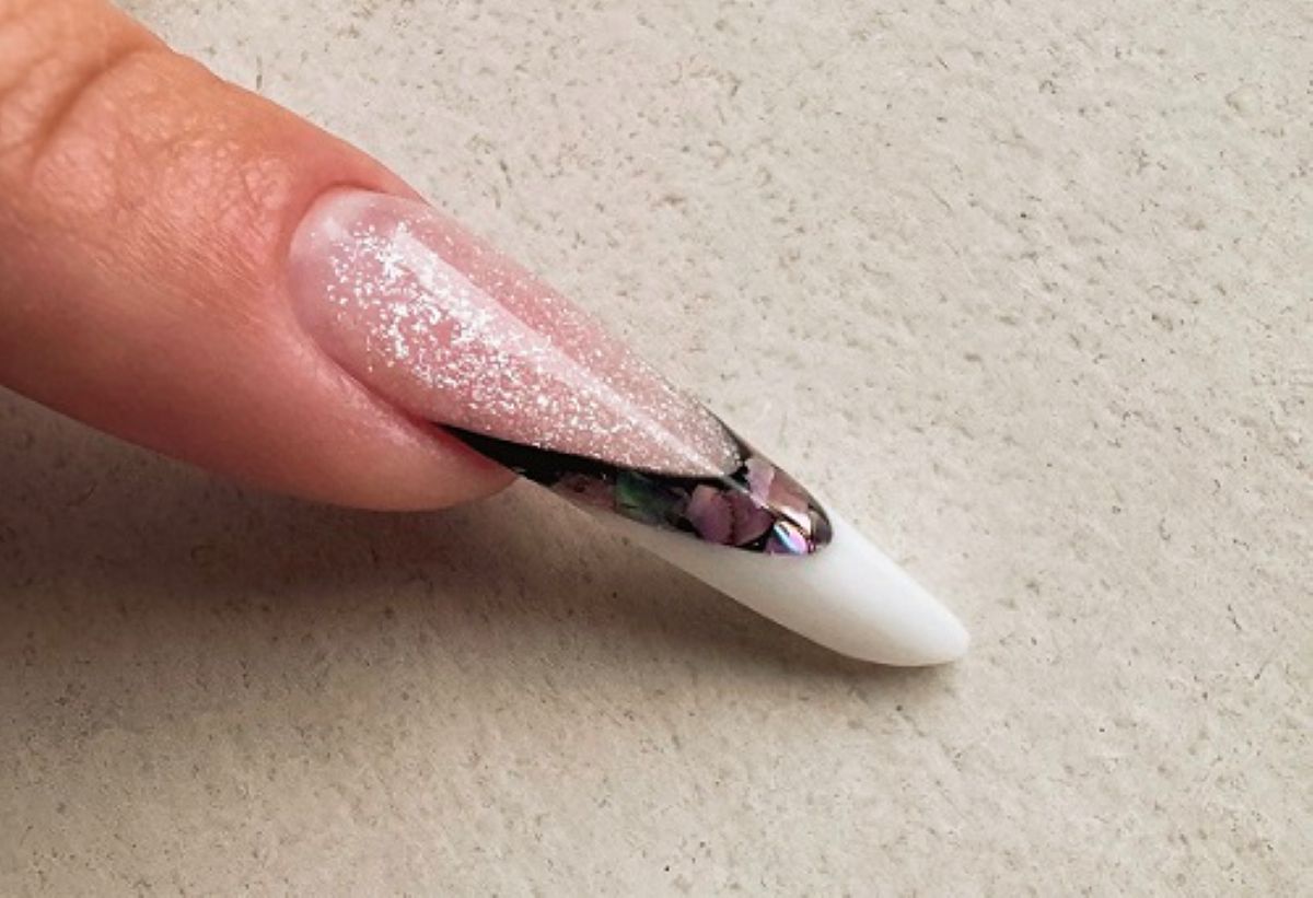 Gótikus mandula porcelán anyagból dupla reszelt mosolyvonallal kurzus 1