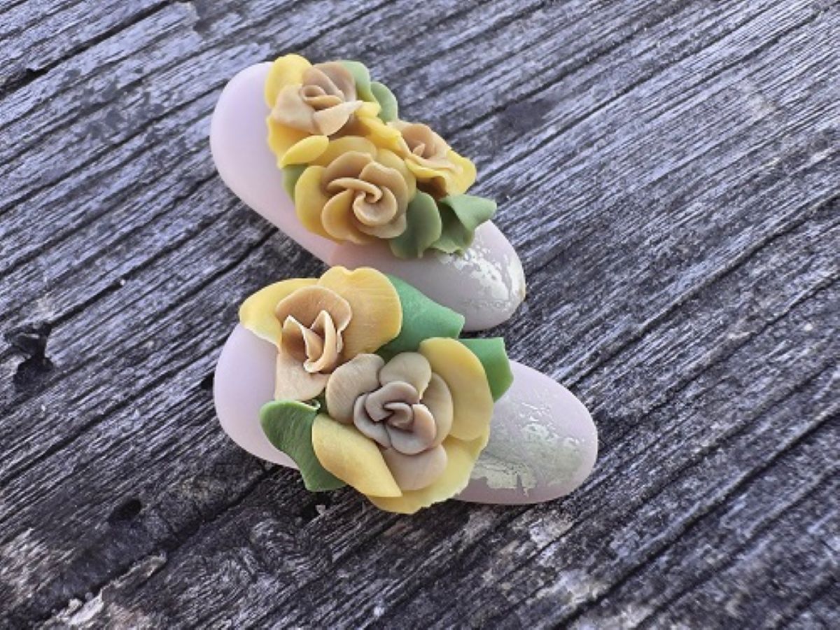 Csodás 3D virágok csipkezseléből