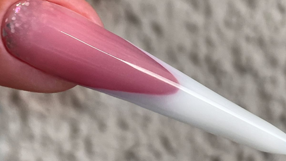 Glitter OMBRE Reverse tip - 3