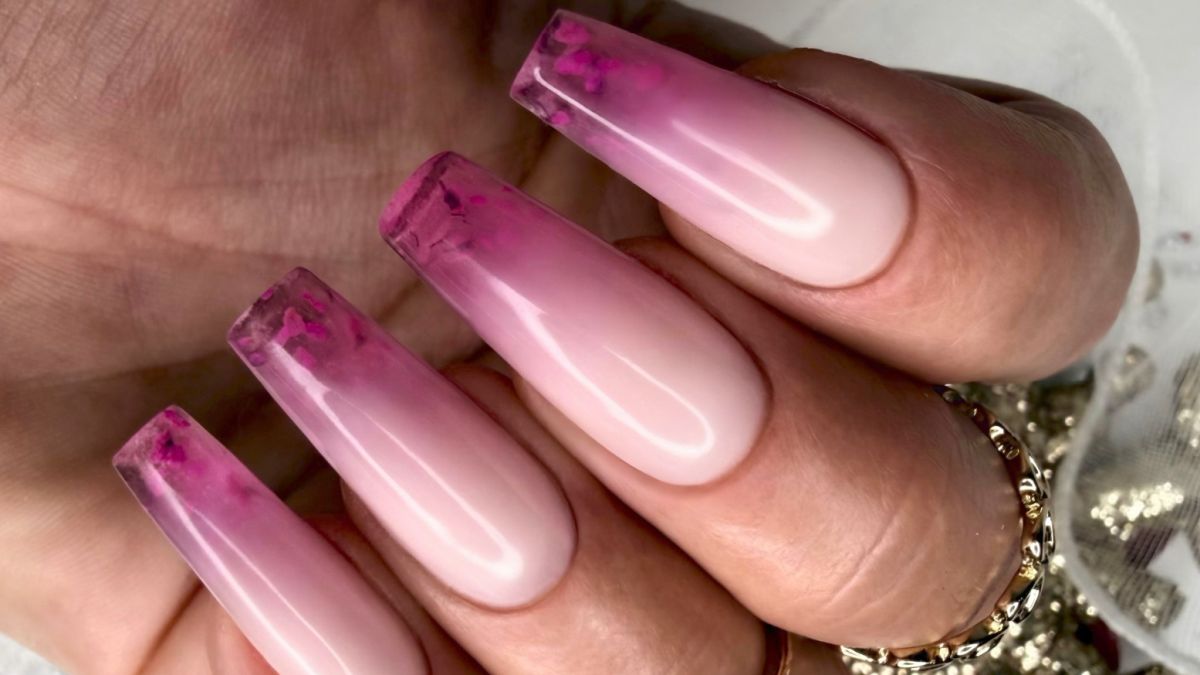 Ombre körmök Coffin reverse tip technikával kurzus 2