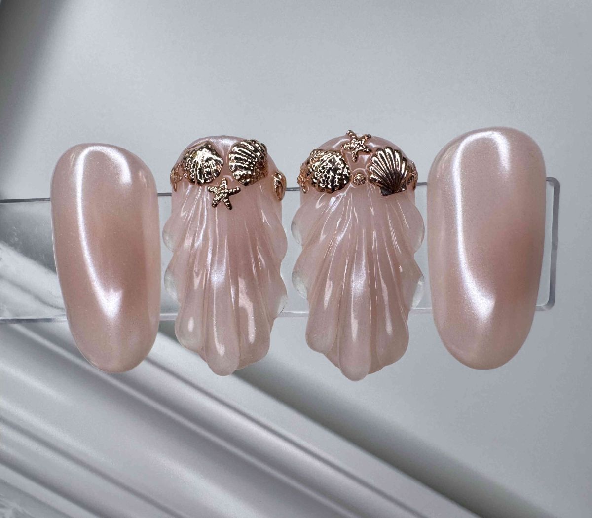 Sellővarázs kagylóval és tengeri csillaggal