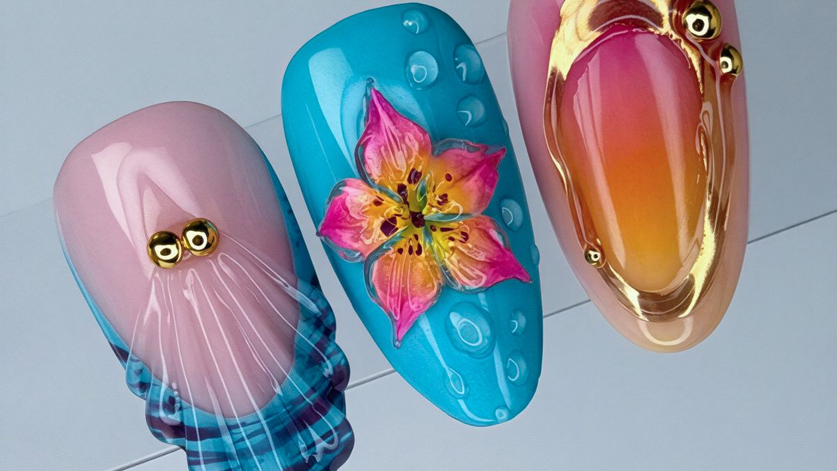 Coral Aqua Mix - modern nyári szalondizájn kurzus 1