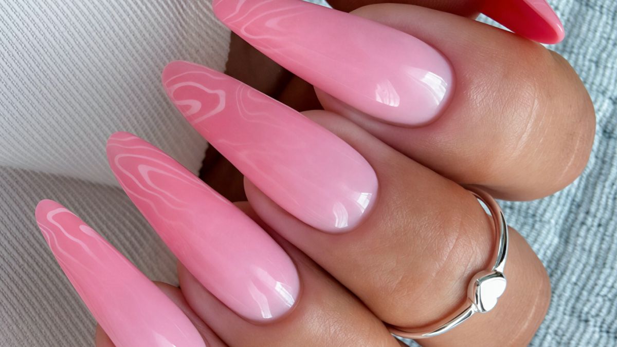 Pink Bloom - Tavaszi ombre nyomdatechnika kurzus 1
