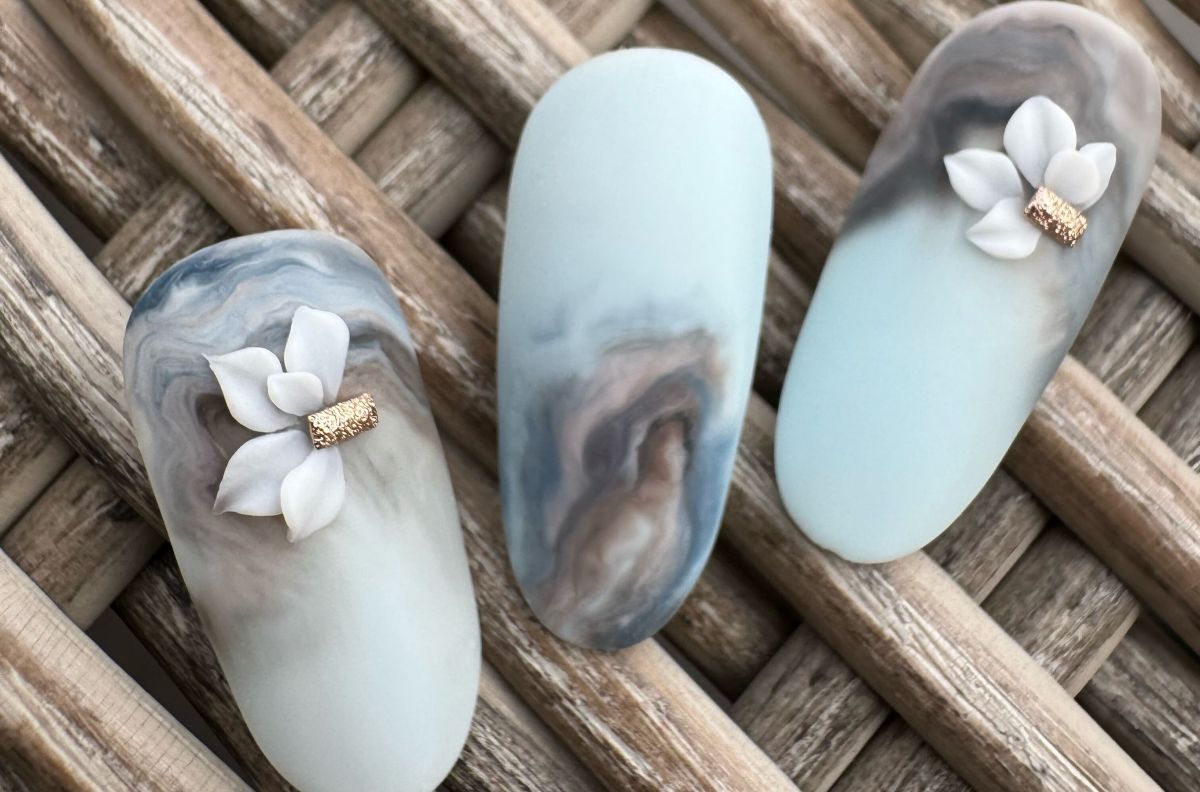 3D virágok csipkezseléből