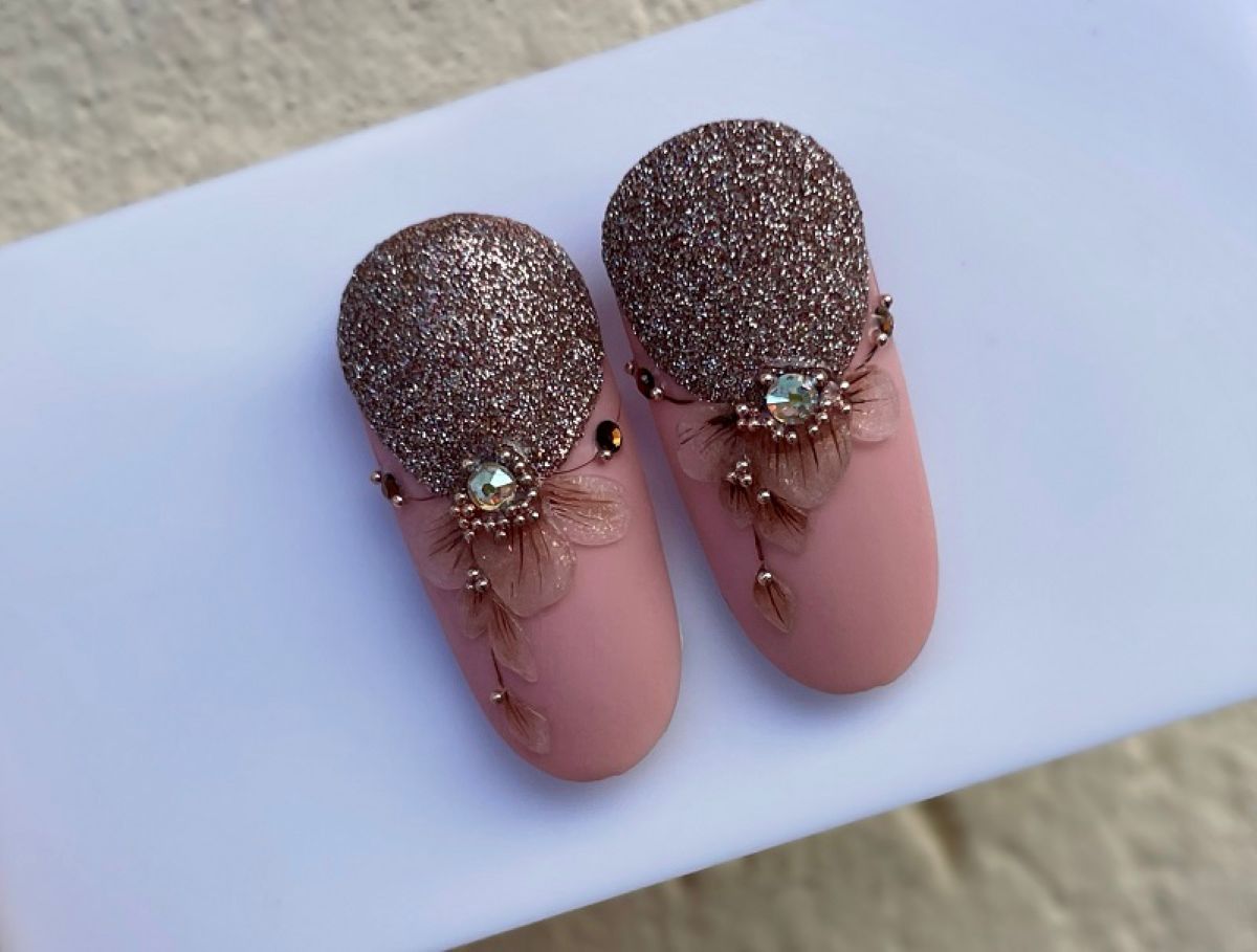 Vakító csillogás - Flash 3D virág motívummal