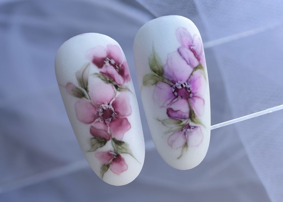 Tavaszi aquarell virágfestés