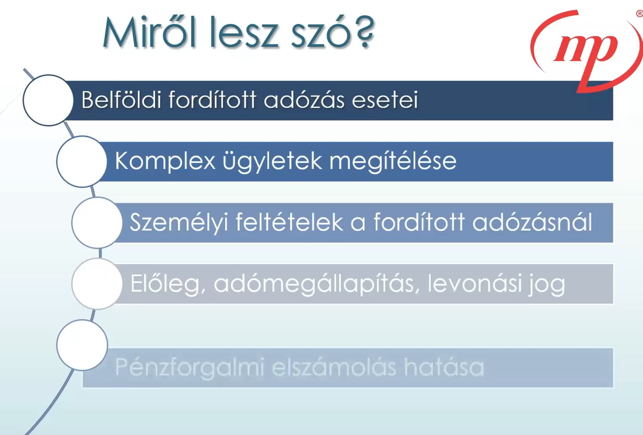 Fordított adózás: gyakorlati kihívások, szabályozási kérdések