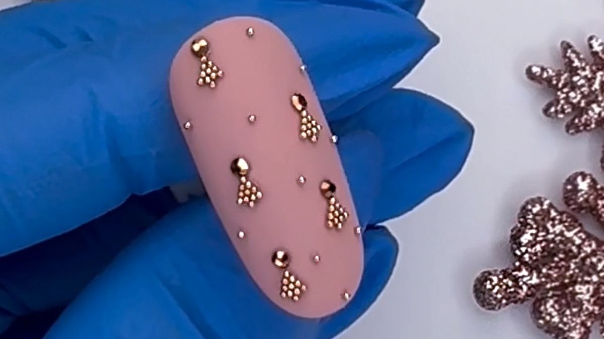 Karácsonyi kődíszítés - 1