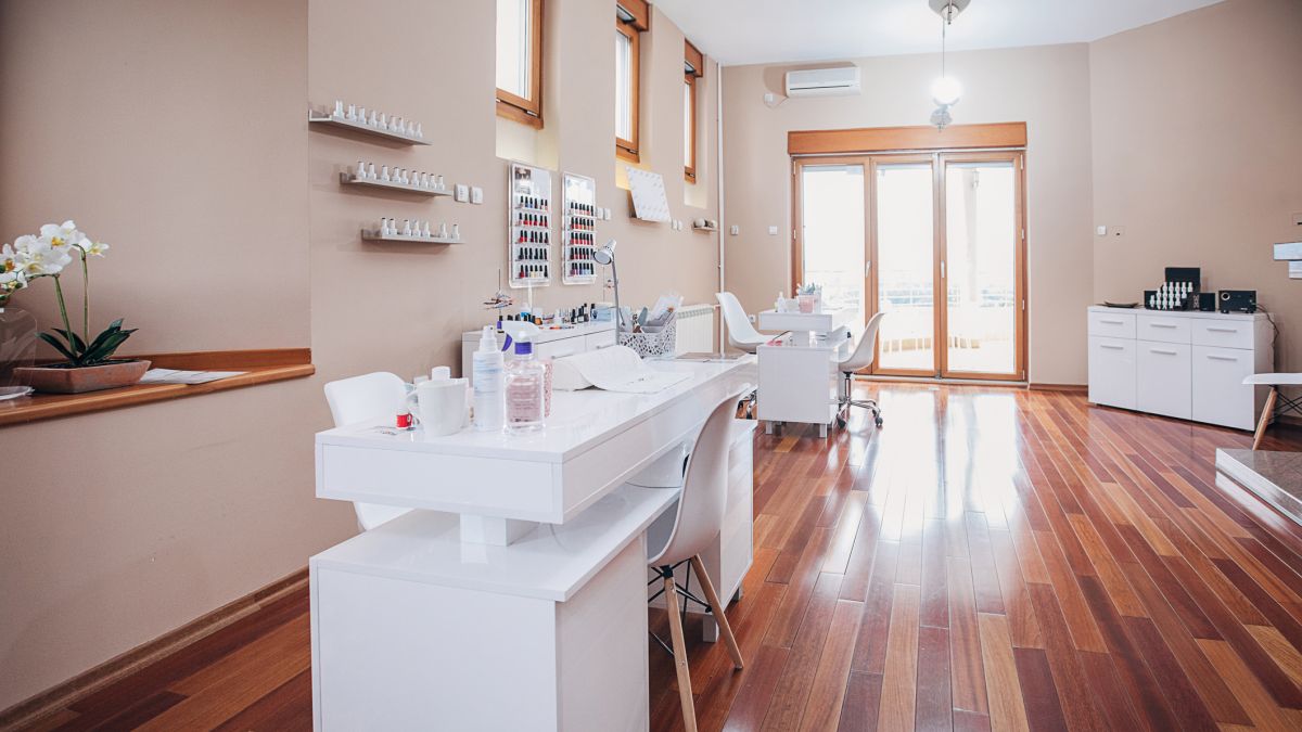 Tisztaság a műkörmös szalonban