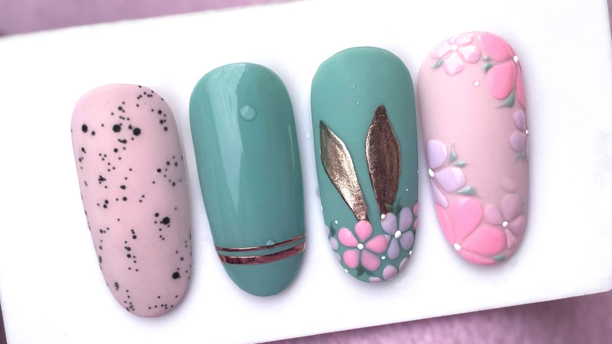 Húsvéti nyuszis köröm