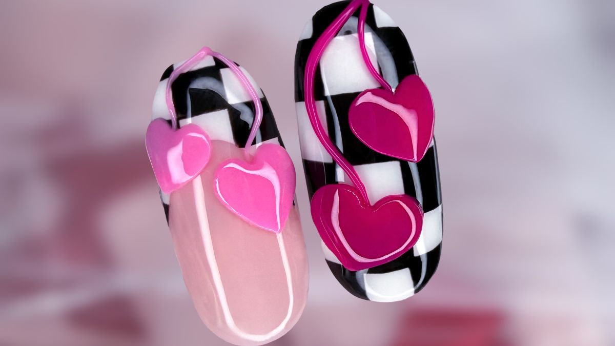 3D szívecske dizájn Valentin-napra