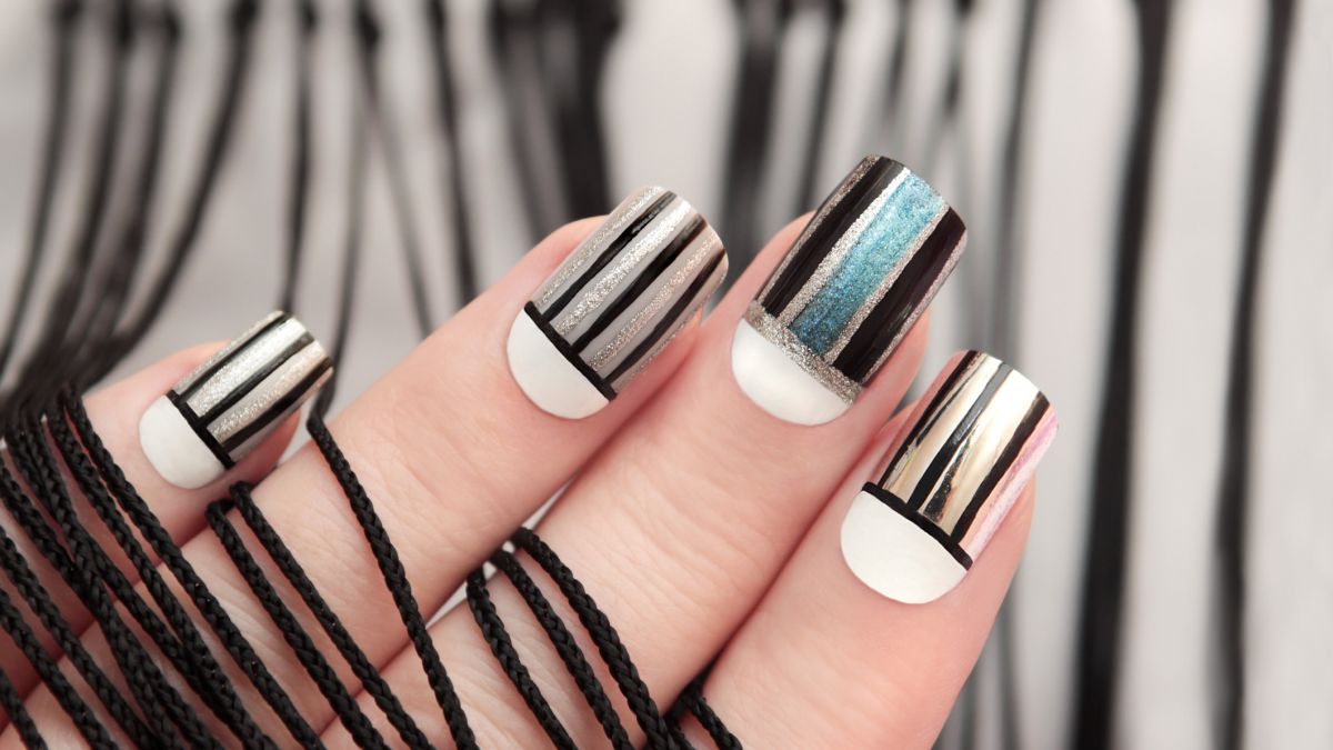 Csíkos körömtrend