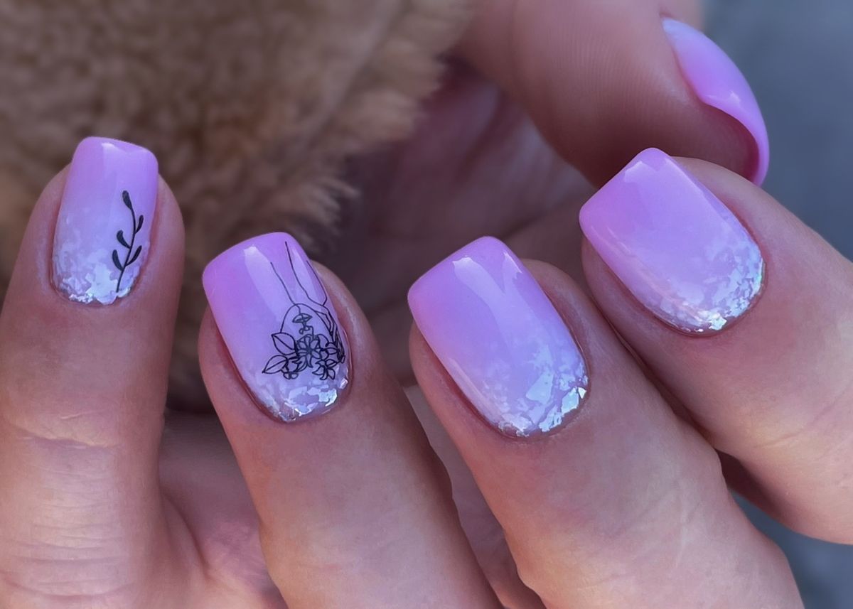 ombre levendula