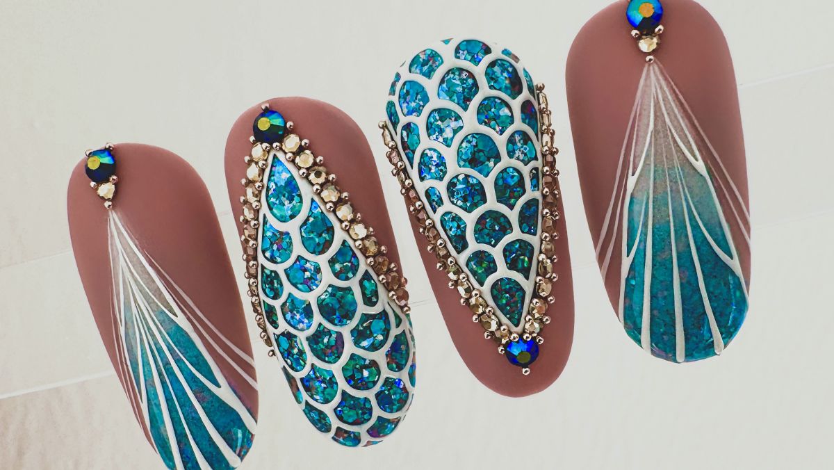 Mermaid nails