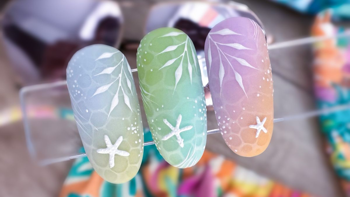 blooming gel technika színes tipeken