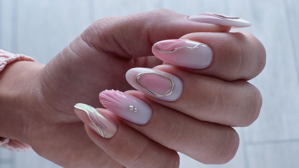 Pink and white színátmenet