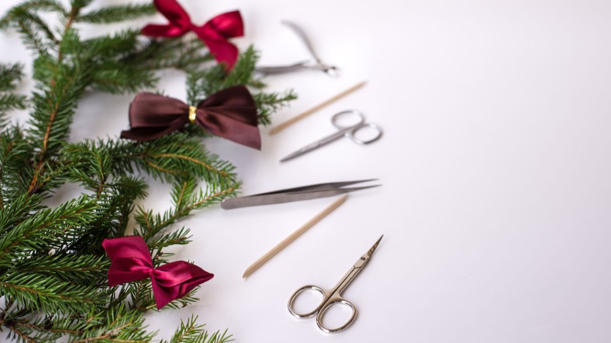 Karácsonyi munka a szalonban